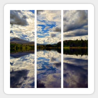 Water Reflections- Loch Rannoch-Highlands of Scotland(2) Sticker